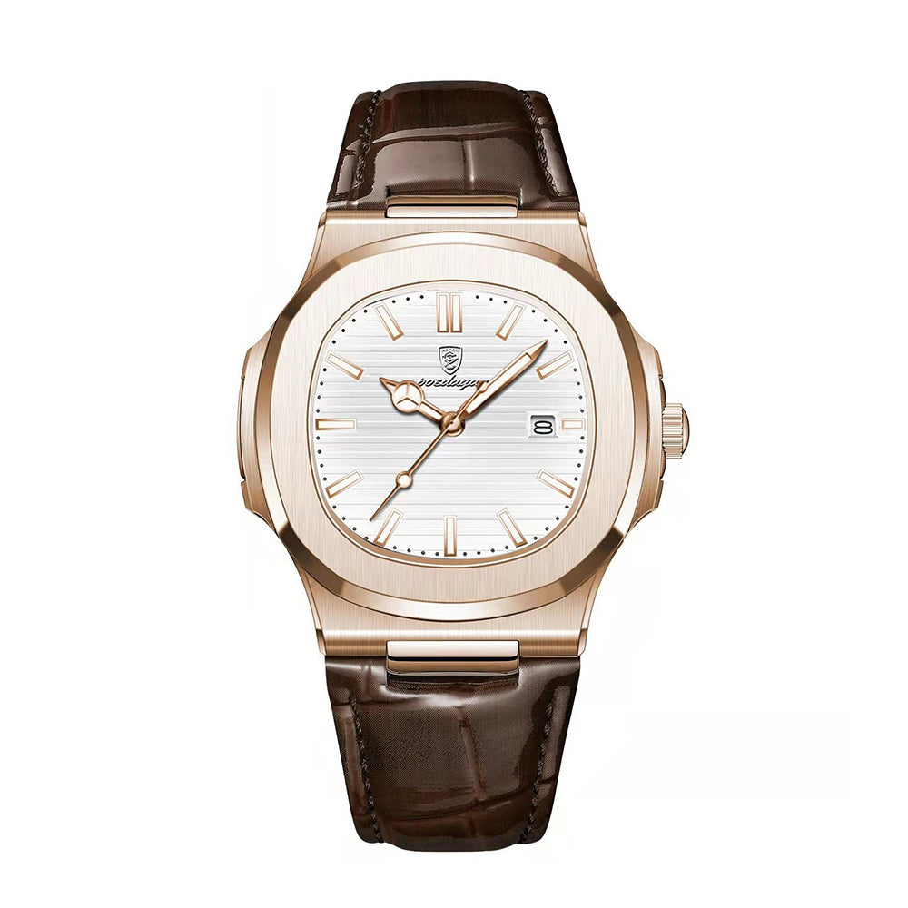 GENEVA Premium Leather Timepiece